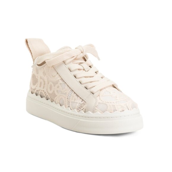 CHLOE Beige Made In Spain Sneakers